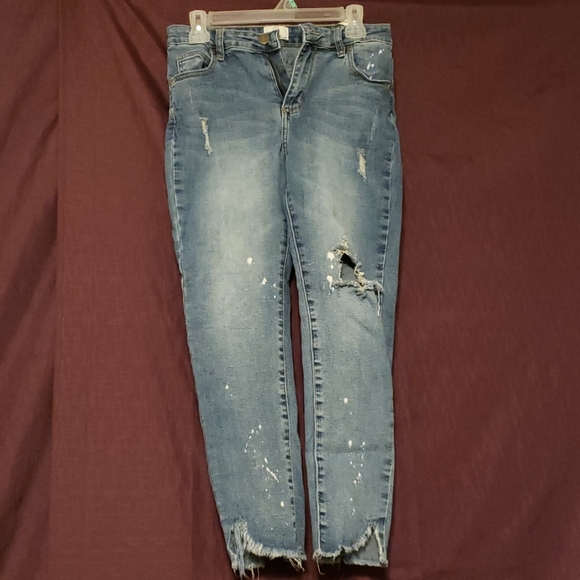 Paint splattered style Jeans - Picture 1 of 3